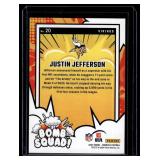 Justin Jefferson Bomb Squad! Insert 2004 Donruss #20 Minnesota Vikings Football Card