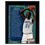 Kevin Garnett 1995-96 Fleer Metal Tempered Steel #4 Insert Minnesota Timberwolves Basketball Card