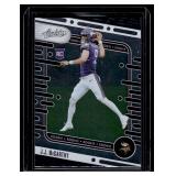 JJ McCarhty RC 2024 Absolute #110 Rookie Minnesota Vikings Football Card