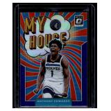 Anthony Edwards My House Insert 2021-2022 Donruss Optic Prizm #9 Minnesota Timberwolves Basketball Card