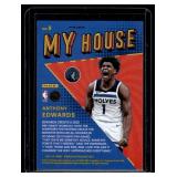 Anthony Edwards My House Insert 2021-2022 Donruss Optic Prizm #9 Minnesota Timberwolves Basketball Card