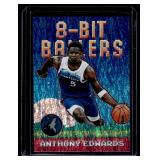 Anthony Edwards Blue Foil SP Insert 2025 Topps #8B-18 Minnesota Timberwolves Basketball Card
