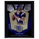 John David Booty Auto RC /165 2008 Upper Deck Icons Rookie Brilliance #RB19 Minnesota Vikings Football Card