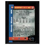 Randy Moss RC 1998 Edge Odyssey 1st Quarter #80 Rookie Minnesota Vikings Football Card