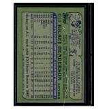 Rickey Henderson 1982 Topps #610 Vintage Baseball Card