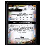 Randy Moss Rare Refractor /250 2024 Topps Finest #132 Uncommon Minnesota Vikings Football Card