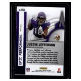 Justin Jefferson Epic Performers 2023 Mosaic Prizm #EPJJ Minnesota Vikings Football Card