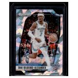 Shai Gilgeous-Alexander Cracked Ice Prizm 2024-25 #113 Basketball Card