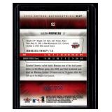 Justin Morneau /750 2005 Fleer Autographics #92 Minnesota Twins Baseball Card