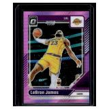 LeBron James Pink prizm 2024-25 Donruss Optic #148 Basketball Card