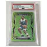Anthony Edwards PSA 9 mint /25 2023 Obsidian Electric Etch Green Flood #168 Numbered 24/25 Minnesota Timberwolves Basketball Card