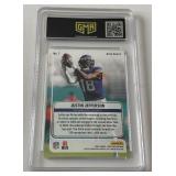 Justin Jefferson GMA 10 Gem Mint 2023 Prestige For the Record Xtra Points #7 Minnesota Vikings Football Card