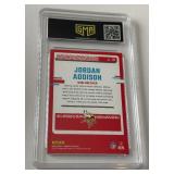 Jordan Addison RC GMA 10 Gem Mint 2023 Donruss The Rookies #10 Minnesota Vikings Football Card