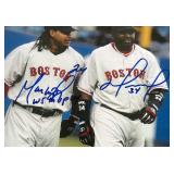 David Ortiz and Manny Ramirez Signed 8x10" Baseball Photo
