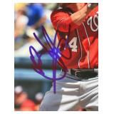Bryce Harper Signed 8x10" Baseball Photo