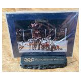 Miracle On Ice 1980 Team USA Hockey Limited Edition /5,000 Memorable Moments Photo New In Package w/ Stand