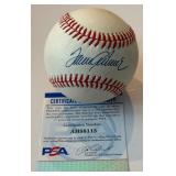 Tom Seaver Auto Ball PSA COA Rawlings ONLB White Baseball