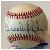 Brooks Robinson Auto Ball PSA COA Rawlings OALB Brown Baseball