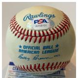 Brooks Robinson Auto Ball PSA COA Rawlings OALB Brown Baseball