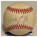 Wade Boggs Auto Ball PSA COA Rawlings OALB Budig Baseball