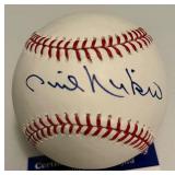 Phil Niekro Auto Ball PSA COA Rawlinfs OMLB Selig Baseball