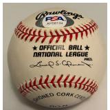 Craig Biggio Auto Ball PSA COA Rawlings ONLB Baseball