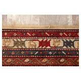 LL-FR - Handwoven Geometric Oriental Rug 75" x 95"
