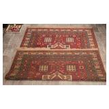 LL-FR - Handwoven Geometric Oriental Rug 75" x 95"