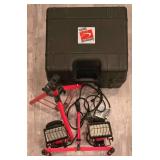 LL-FR - Commercial Electric PC500 Portable Twin-Head Quartz Halogen Work Light with Case