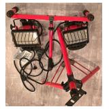 LL-FR - Commercial Electric PC500 Portable Twin-Head Quartz Halogen Work Light with Case