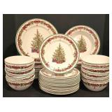 LL-TR - Christopher Radko Traditions Holiday Celebrations 40-Piece Dinnerware Set