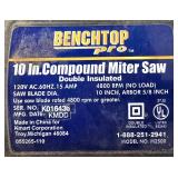 G - Benchtop Pro 10 Inch Compound Miter Saw