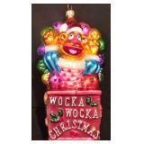 LL-CL - 8-Inch Fozzie Bear Wocka Wocka Christmas Glass Ornament