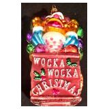 LL-CL - 8-Inch Fozzie Bear Wocka Wocka Christmas Glass Ornament