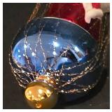 LL-CR - Christopher Radko 1990 Santa Glass Ornament 90-087-0