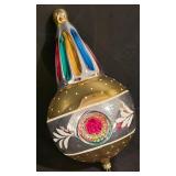 LL-CL - Christopher Radko 10.5" Tall Glass Christmas Ornament