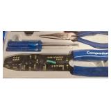 LL-CL - Hand Tool Collection: Back Saw with Mitre Box, Project Pro Screwdriver Set, and Companion Electrical Tool Kit