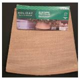 LL-CL - Holiday Tree Decorating Accessories Lot with Clips, Hooks, Beaded Garland, 26in Fabric Tree Collar, and Car Top Carriers