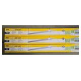 G - Lot of 3 Smart Electrician 46 Inch 5500 Lumen LED Shop Lights