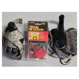 G - Large Collection of Bungee Cords, Cargo Straps, Tow Strap, Rope and Tie-Downs