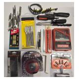 G - Collection of Screwdriver Sets, Drill Bits, and Driver Bit Assortments
