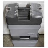 G - Set of 2 Craftsman Plastic Toolboxes with Trays