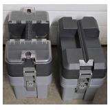 G - Set of 2 Craftsman Plastic Toolboxes with Trays
