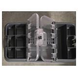 G - Set of 2 Craftsman Plastic Toolboxes with Trays