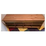 G - Mudroom Bench with 8 Compartments and 4 Fabric Bins