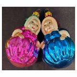 LL-TR - Set of 6 Ewa Calik Bankibajki Fairy Tale Glass Ornaments with Box