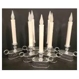 LL-TR - Set of 6 Battery Operated Candles, Terrarium Ornament, and Snowbaby Snow Globe