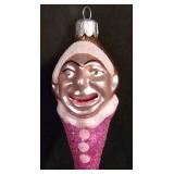 LL-TR - Christopher Radko Clown Snake Glass Ornament