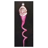 LL-TR - Christopher Radko Clown Snake Glass Ornament