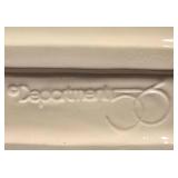 LL-TR - Holiday and Decorative Collectibles Lot: Framed Elephant, Sleigh, Candle, Snowman Ornament, Glass Angel